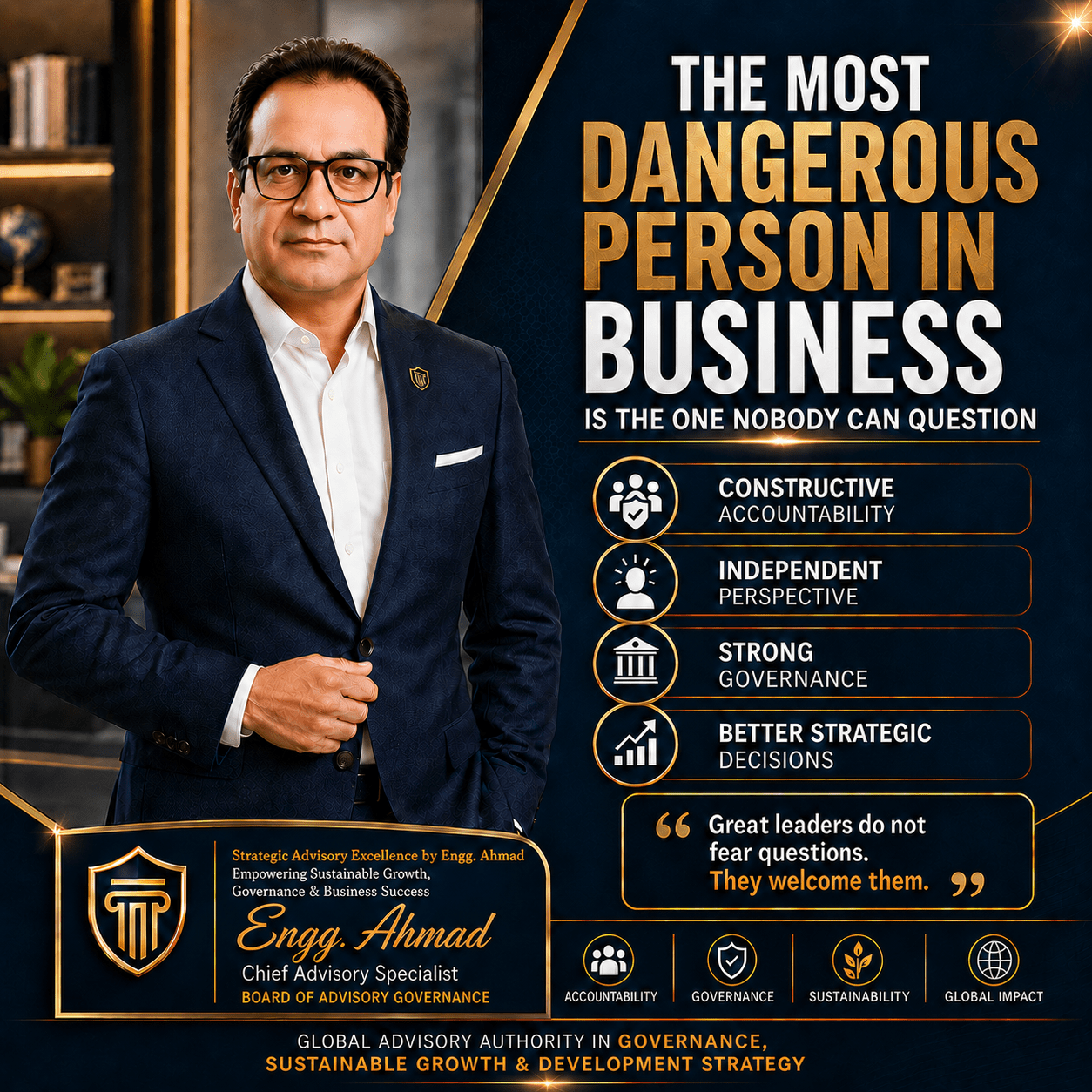 The Most Dangerous Person in a Business Is the One Nobody Can Question